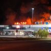 Russia strikes another shopping mall in Zaporizhzhia, fire breaks out