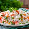 Healthy chicken and veggie rice is perfect for weight loss