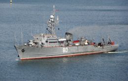 Ukrainian Defence Forces destroyed Russian minesweeper Kovrovets
