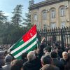 Protests erupt in occupied Abkhazia over deal with Russia