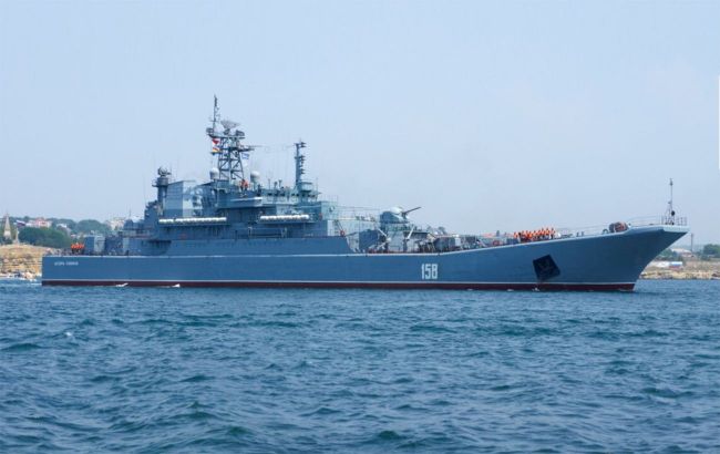 Video of destruction of Russian ship Tsezar Kunikov