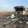 Russian drones strike Odesa region again, killing two and burning five trucks