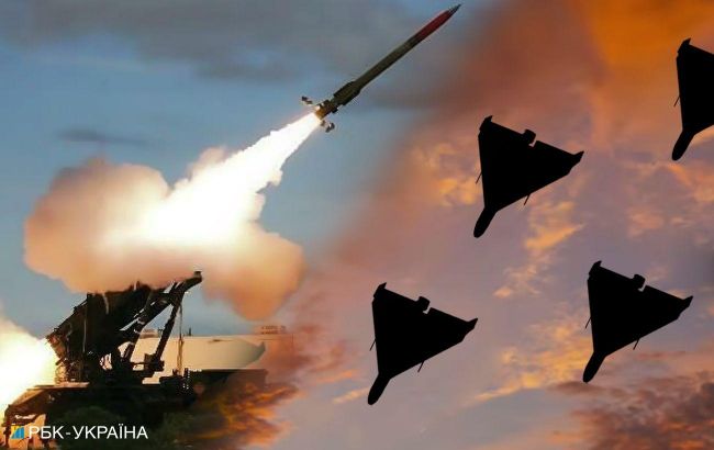 Russia attacks Ukraine with drones and missiles: Air defense in action