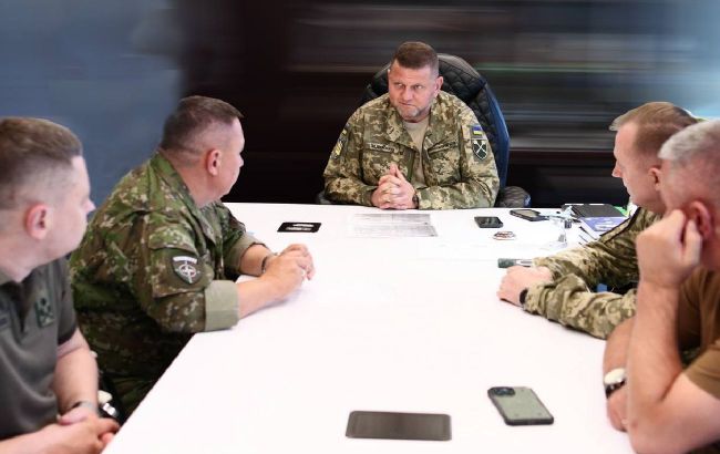 Zaluzhnyi discusses Ukrainian counteroffensive with Slovak Army Chief