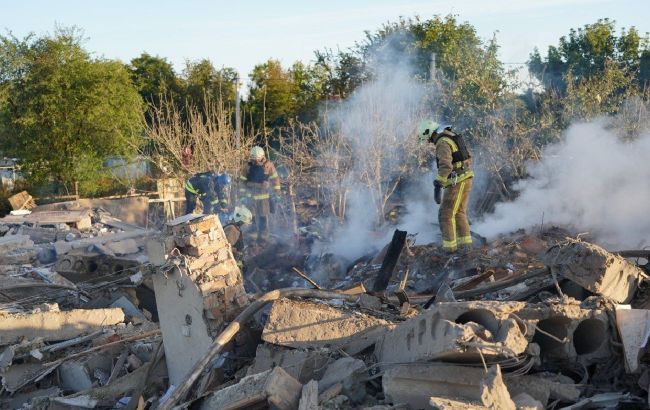 Police shows first minutes after Russia's attack on Sumy on September 8