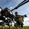 Ukrainian Baba Yaga drone burns down Russian positions and equipment in Kharkiv region (video)