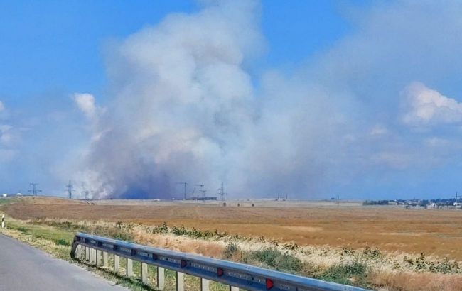 Fire reported at launch site for Russian Shahed drones in Crimea