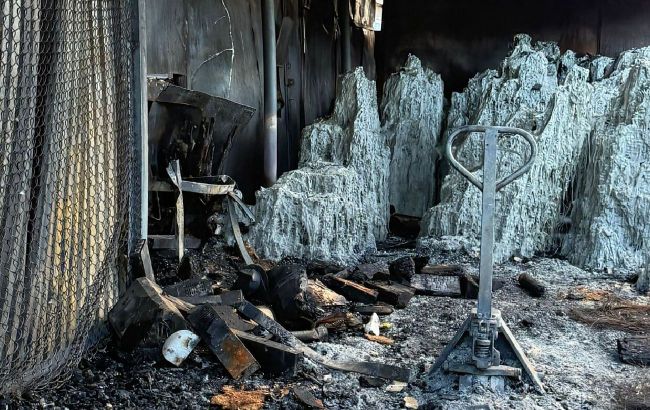 Russian drone strike destroys Lithuanian volunteers' supply hub in Kyiv