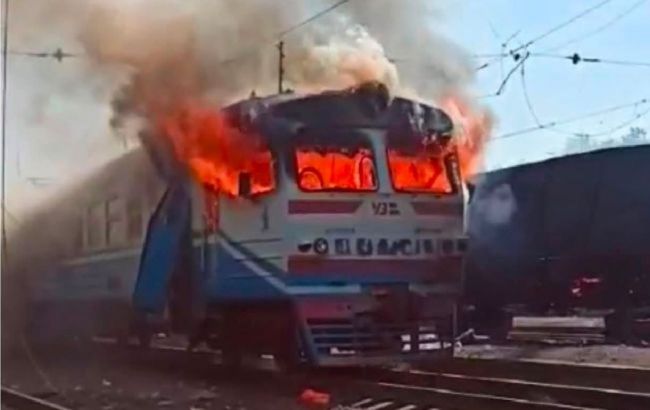 Woman killed after Russian drone hits passenger train in Ukraine's Kharkiv region