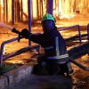 Kyiv attack damages market and several buildings, emergency crews respond