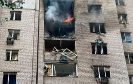 Russian drone strikes Kyiv high-rise, killing 14-year-old boy