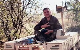 Steel instead of soldiers: How a Ukrainian officer built a battlefield robot unit
