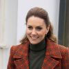 Kate Middleton nails retro style with 60s-style coat, turtleneck and wide trousers