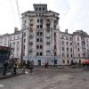Unexploded shell, blown-out windows, deep cavity: Consequences of Russian attack on Kyiv in photos