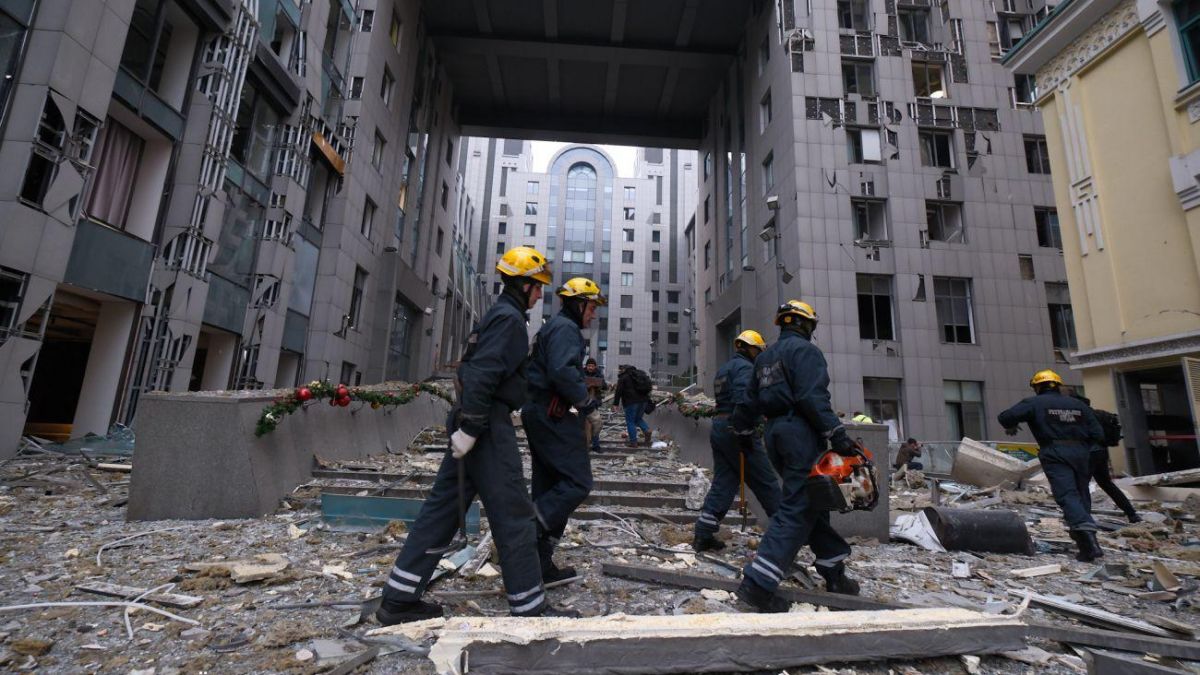 Fires, fatalities, and damage after missile debris falls: Fallout from Russian strike