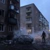 Russia strikes Ukraine's Konotop: Fires broke out, high-rise building damaged