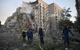 Inside Russia's devastating attack on Kyiv: Collapsed buildings, fires, and survivors under rubble