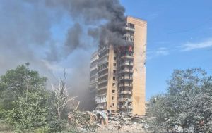 Russian airstrike on Kramatorsk in eastern Ukraine injures at least 22 people
