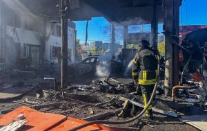 Russian drone crashes at Kyiv gas station: Casualties reported