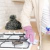 Quick method to clean stovetop grates without hard scrubbing