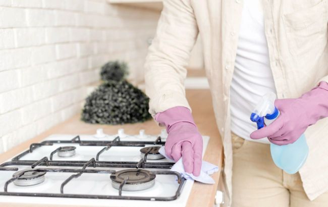 Quick method to clean stovetop grates without hard scrubbing
