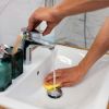 Bathroom sink clogged?  3 quick tricks to unclog it without plumber