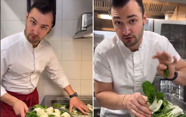 Head chef shares lifehack to help revive wilted greens