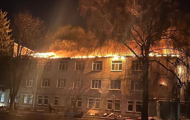 Russian forces struck hospital in Zolochiv, Kharkiv region, fire and casualties reported