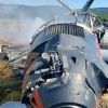 Plane carrying parachutists crashes and catches fire on Russia's Sakhalin