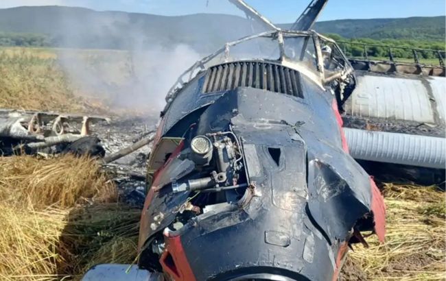 Plane carrying parachutists crashes and catches fire on Russia's Sakhalin