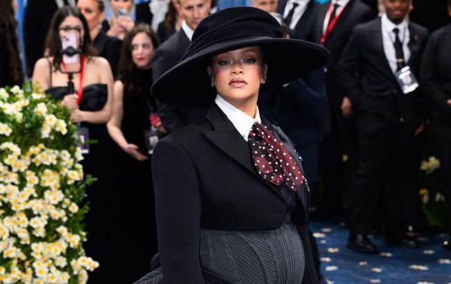 Rihanna pregnant with third child: First photo with baby bump at Met Gala 2025