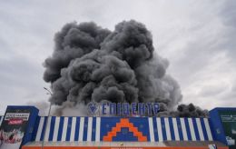 Russia strikes Epicentr hypermarket in Ukraine's Zaporizhzhia, injuring several people