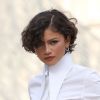 Ring, white dress, and new hairstyle: Zendaya stuns in bridal-inspired look