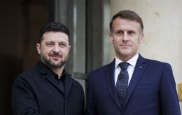 Zelenskyy after meeting with Macron: 'War must end as soon as possible'