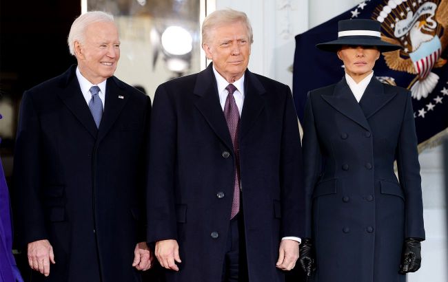 Trump arrives at White House