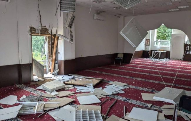 Night shelling of Kyiv: Islamic Cultural Center damaged