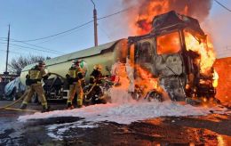Russia strikes Ukraine's rescue workers, gas facility, and railways in massive attack on Kyiv, Kharkiv, Poltava