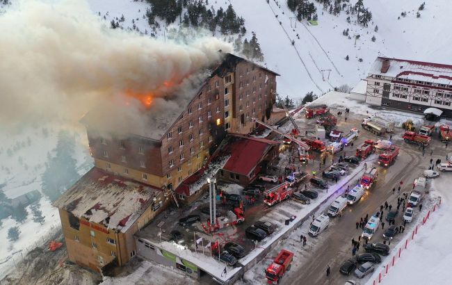 Fire breaks out at Turkish ski resort, dozens dead and injured