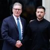 President of Ukraine meets British PM in diplomatic visit