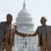 Statue of Trump and Epstein appears near Capitol: Details
