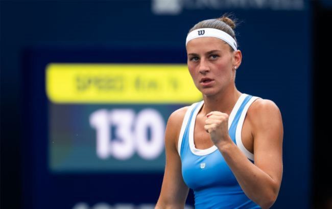 Ukrainian tennis player Marta Kostyuk dominates in US Open first-round win