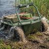 Ukraine uses amphibious robot to deliver supplies across land and water
