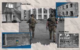 Dust on children's dresses and fake cobwebs: A look inside towns near Pokrovsk