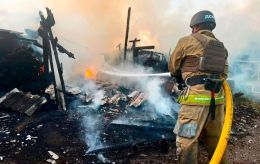 Russia unleashes massive drone attack on Ukraine's Brovary: Fires erupt