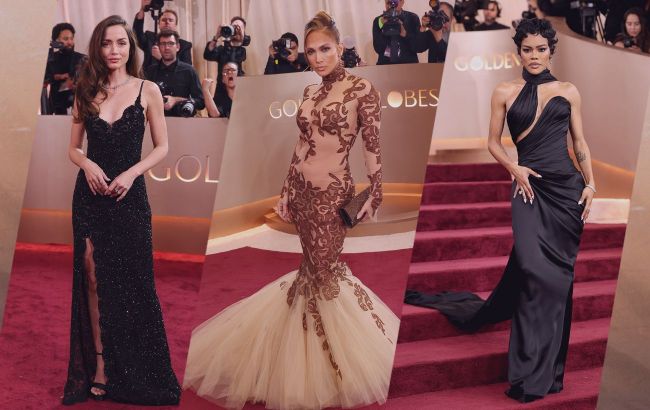 Vintage, glitter, couture: Best red carpet outfits at Golden Globes 2026