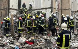 Body of baby found under rubble in Odesa