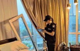 Police show damage after Shahed strike in Kyiv: Broken windows and wounded