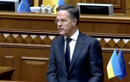 NATO chief unveils postwar plan in address to Ukraine's Parliament