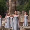 Olympic flame of 2024 Games lit at ceremony in Greece