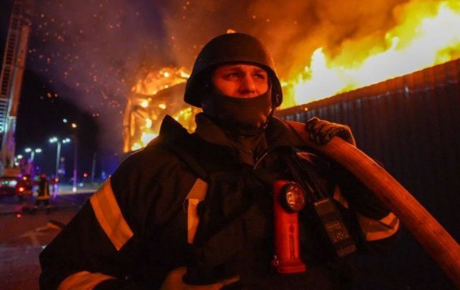 Civil infrastructure in flames - aftermath of Russian strikes on Odesa